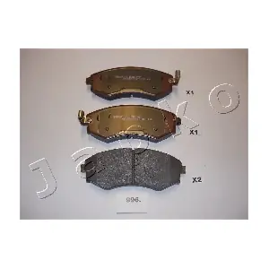 JAPKO 50996 Комплект гальмівних накладок дискового стоянкового гальма