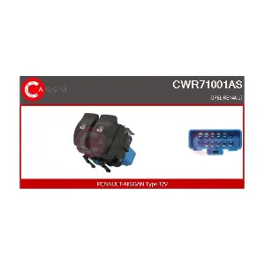 CASCO CWR71001AS Перемикач, склопідйомник