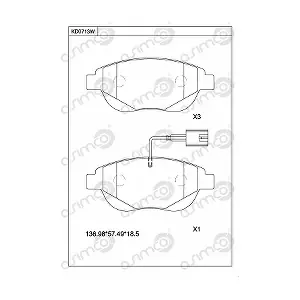 ASIMCO KD0713W