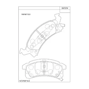 ASIMCO KD6727W
