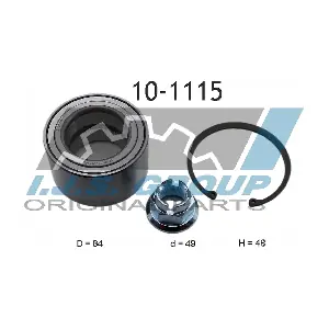IJS GROUP 10-1115 Комплект подшипника ступицы колеса