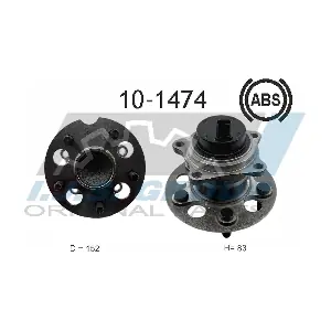 IJS GROUP 10-1474 Комплект подшипника ступицы колеса
