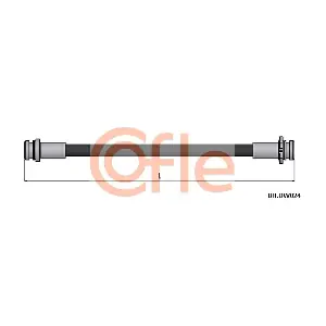 COFLE 92BHDW024 Гальмівний шланг