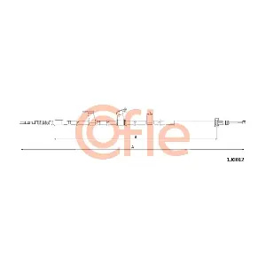 COFLE 92.1.KI012 Тросовий привод, стоянкове гальмо