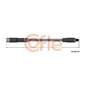 COFLE 92BHME012 Гальмівний шланг