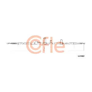 COFLE 1.HY002 Тросовий привод, стоянкове гальмо