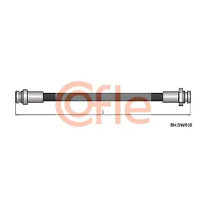 COFLE 92BHDW018 Гальмівний шланг