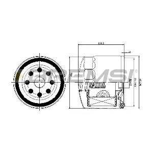 BREMSI FL1771