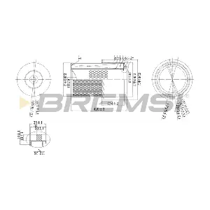 BREMSI FA2274