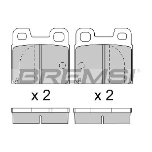 BREMSI BP2090