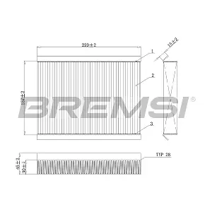 BREMSI FC0168C