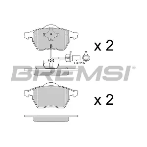 BREMSI BP2516