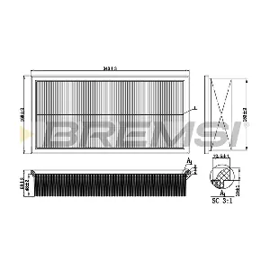BREMSI FA1354