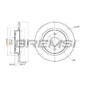 BREMSI CD7367S