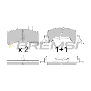 BREMSI BP2786