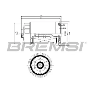 BREMSI FE0822