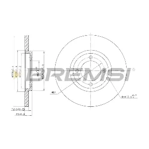 BREMSI CD6121S