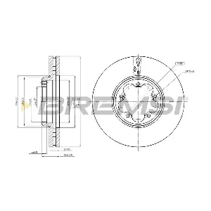 BREMSI CD8469V