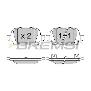BREMSI BP2987