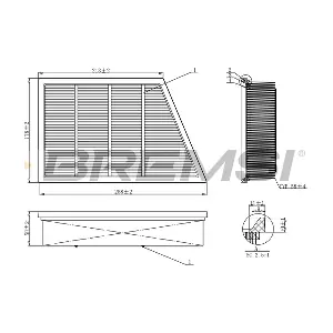 BREMSI FA1210