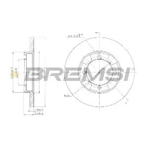 BREMSI CD6947S