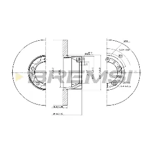 BREMSI CD6058S
