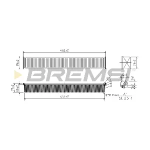 BREMSI FA1696