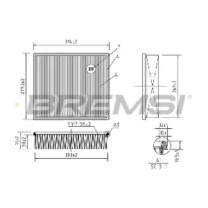 BREMSI FA1252