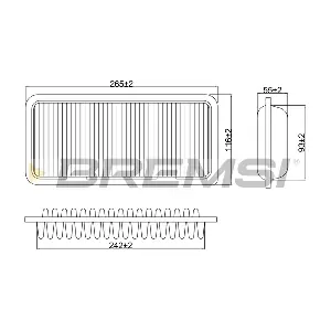 BREMSI FA0575