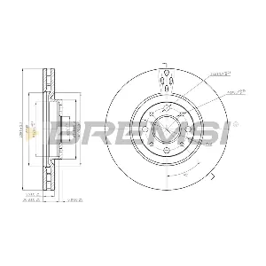 BREMSI CD7122V