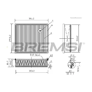 BREMSI FA1253