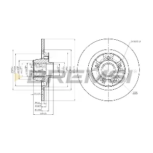 BREMSI CD7734S