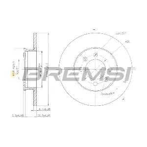 BREMSI CD7373S