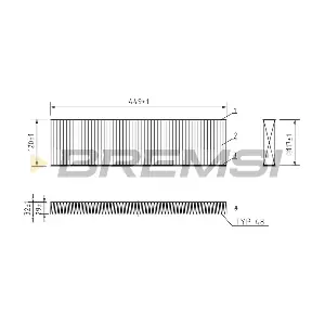 BREMSI FC0474C