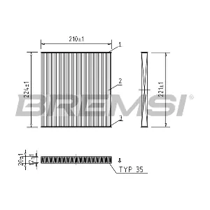 FC0445 BREMSI