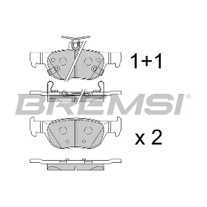 BREMSI BP3862