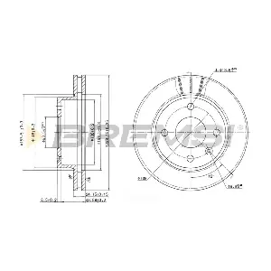 BREMSI CD6183V