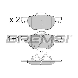 BREMSI BP3185