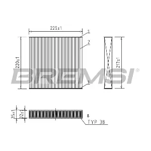 BREMSI FC0973