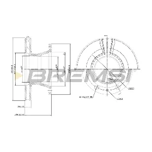 BREMSI CD5233V