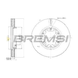 BREMSI CD7552V