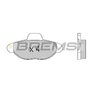 BREMSI BP2552