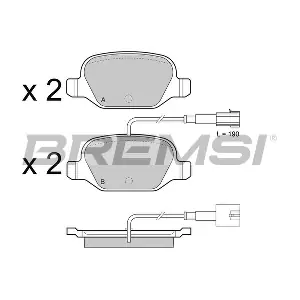 BREMSI BP3489