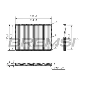 BREMSI FC1334