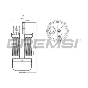 BREMSI FE1504