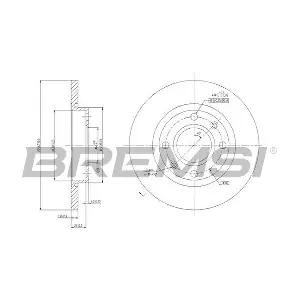 BREMSI CD6995S