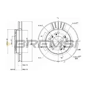 BREMSI CD6761V