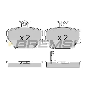 BREMSI BP2881