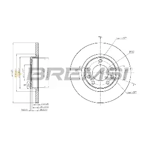 BREMSI CD8569S