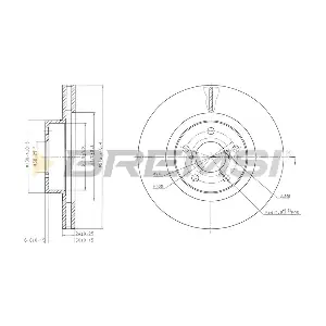 BREMSI CD6679V